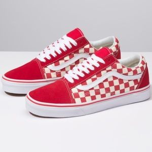red checkered vans